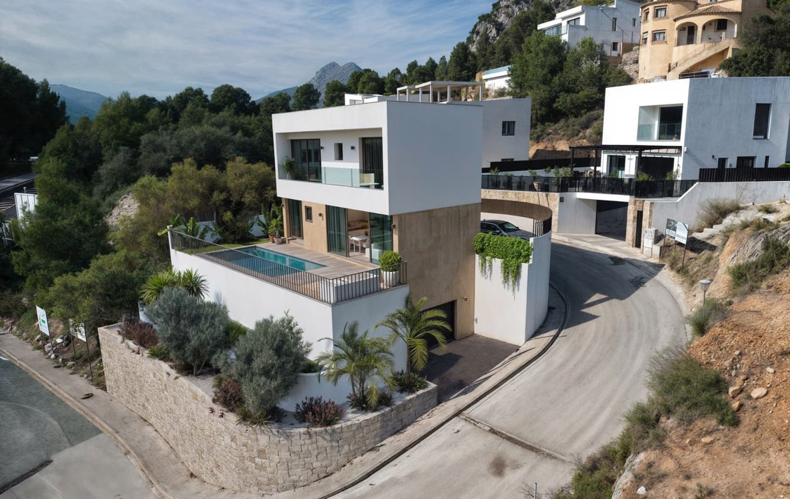 3 sypialnia Willa na sprzedaż w Alcalali / Alcanali z basenem garażem - 630 000 € (Ref: 9473421)