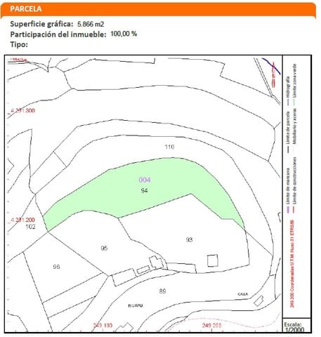 Byggegrund til salg i Teulada Pueblo, Teulada-Moraira - € 520.000 (Ref: 9547138)