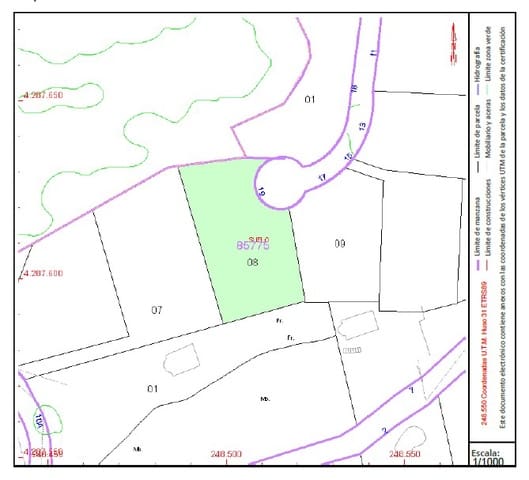 Byggegrund til salg i Teulada Pueblo, Teulada-Moraira - € 350.000 (Ref: 9707758)