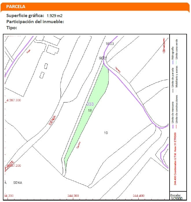 Byggegrund til salg i Benissa - € 160.000 (Ref: 9776943)