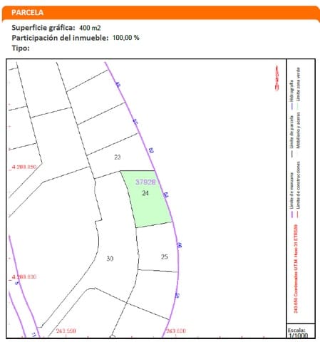 Building Plot for sale in Benissa - € 130,000 (Ref: 9781409)