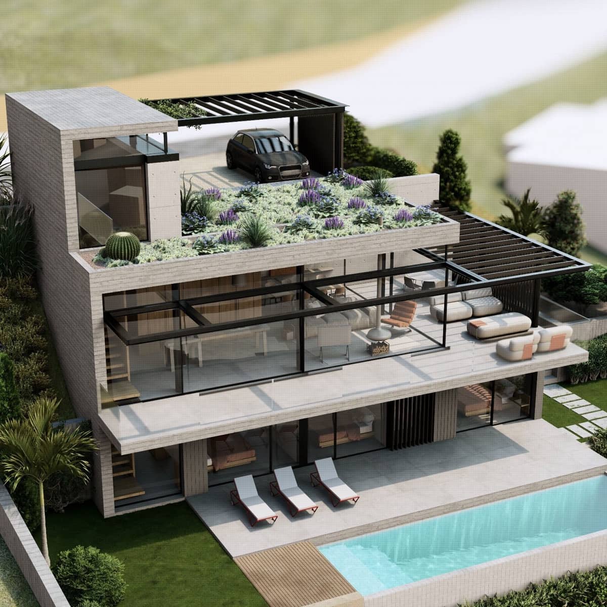 3 bedroom Villa for sale in Pedreguer with pool garage - € 1,200,000 (Ref: 9807172)