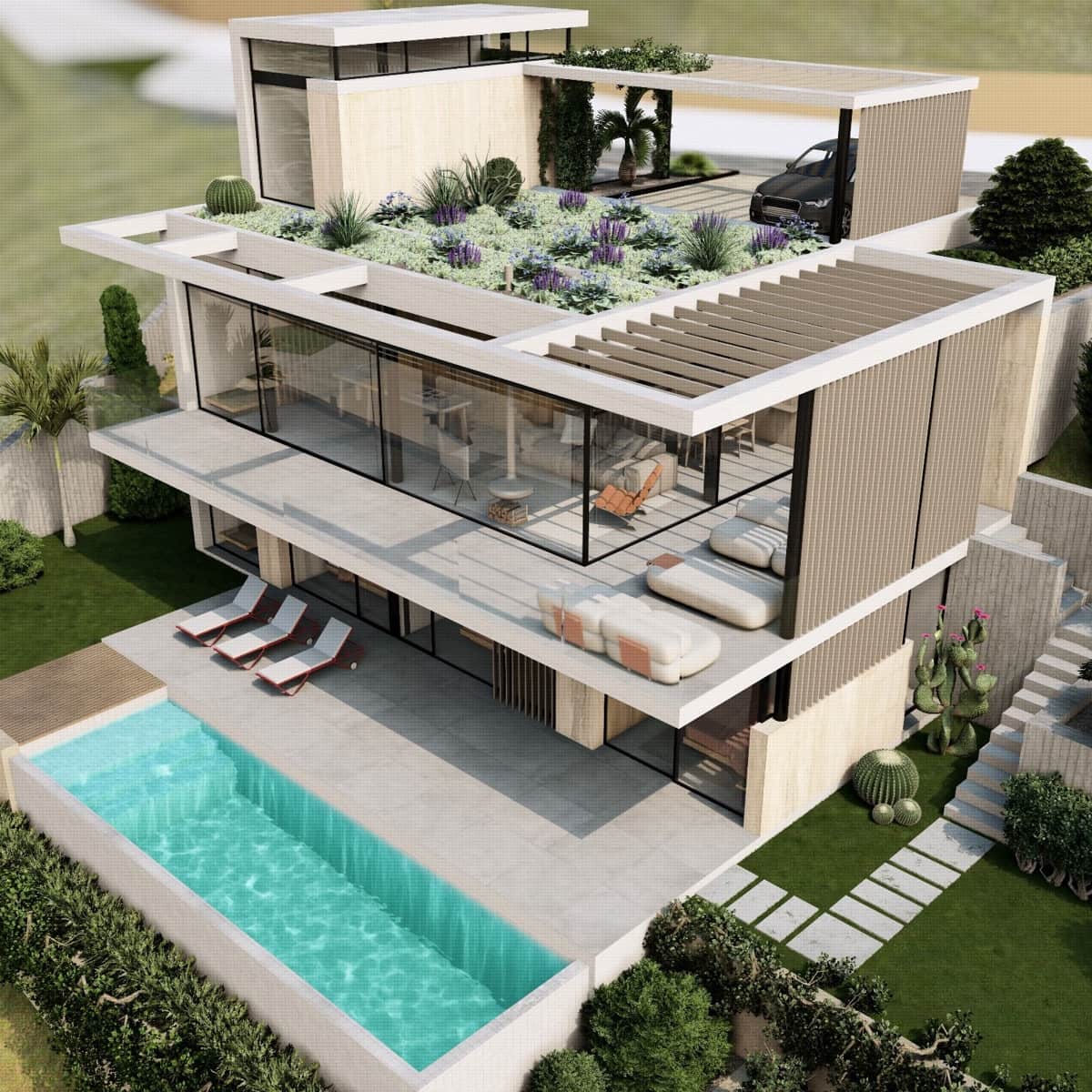 3 bedroom Villa for sale in Pedreguer with pool garage - € 1,200,000 (Ref: 9807172)