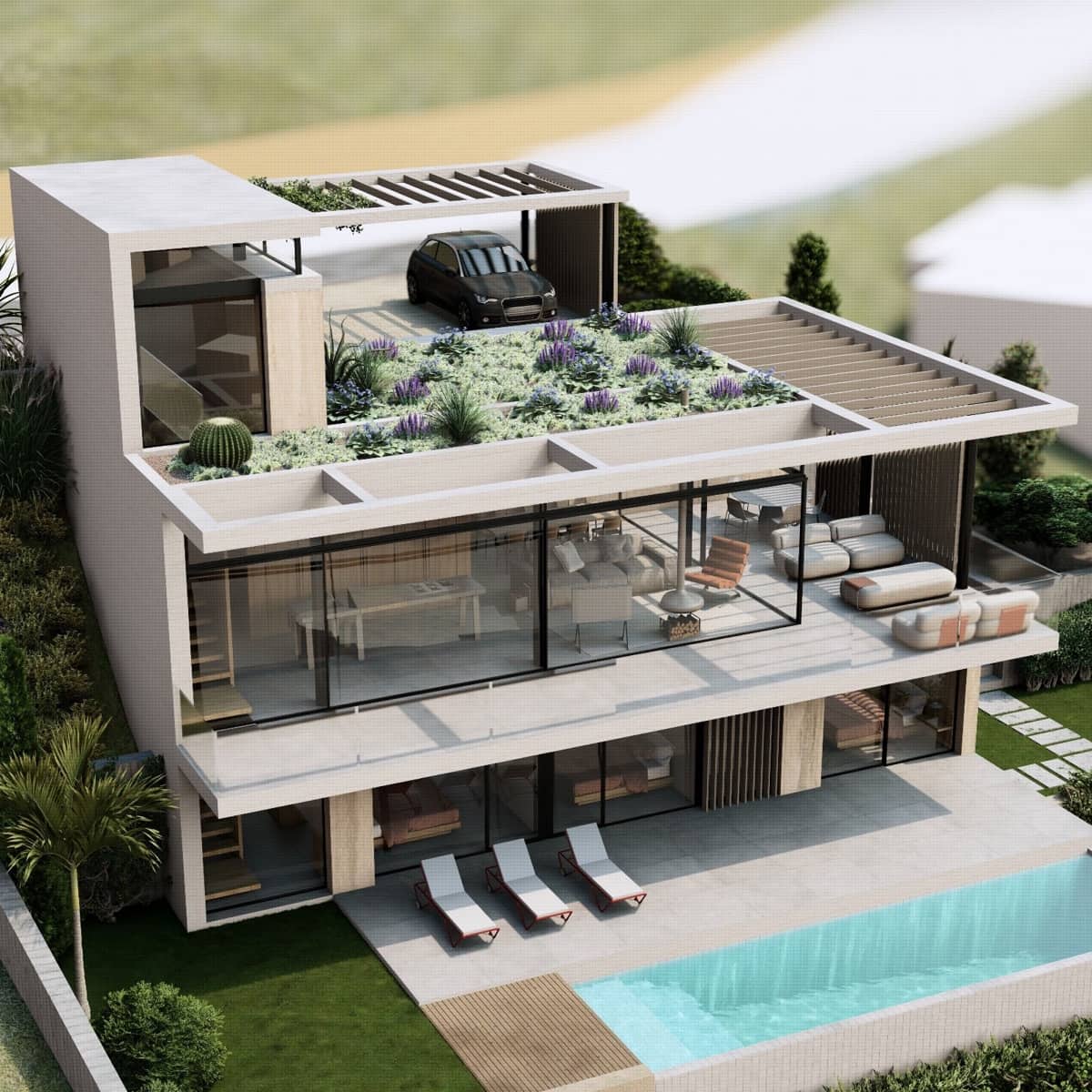 3 bedroom Villa for sale in Pedreguer with pool garage - € 1,200,000 (Ref: 9807172)