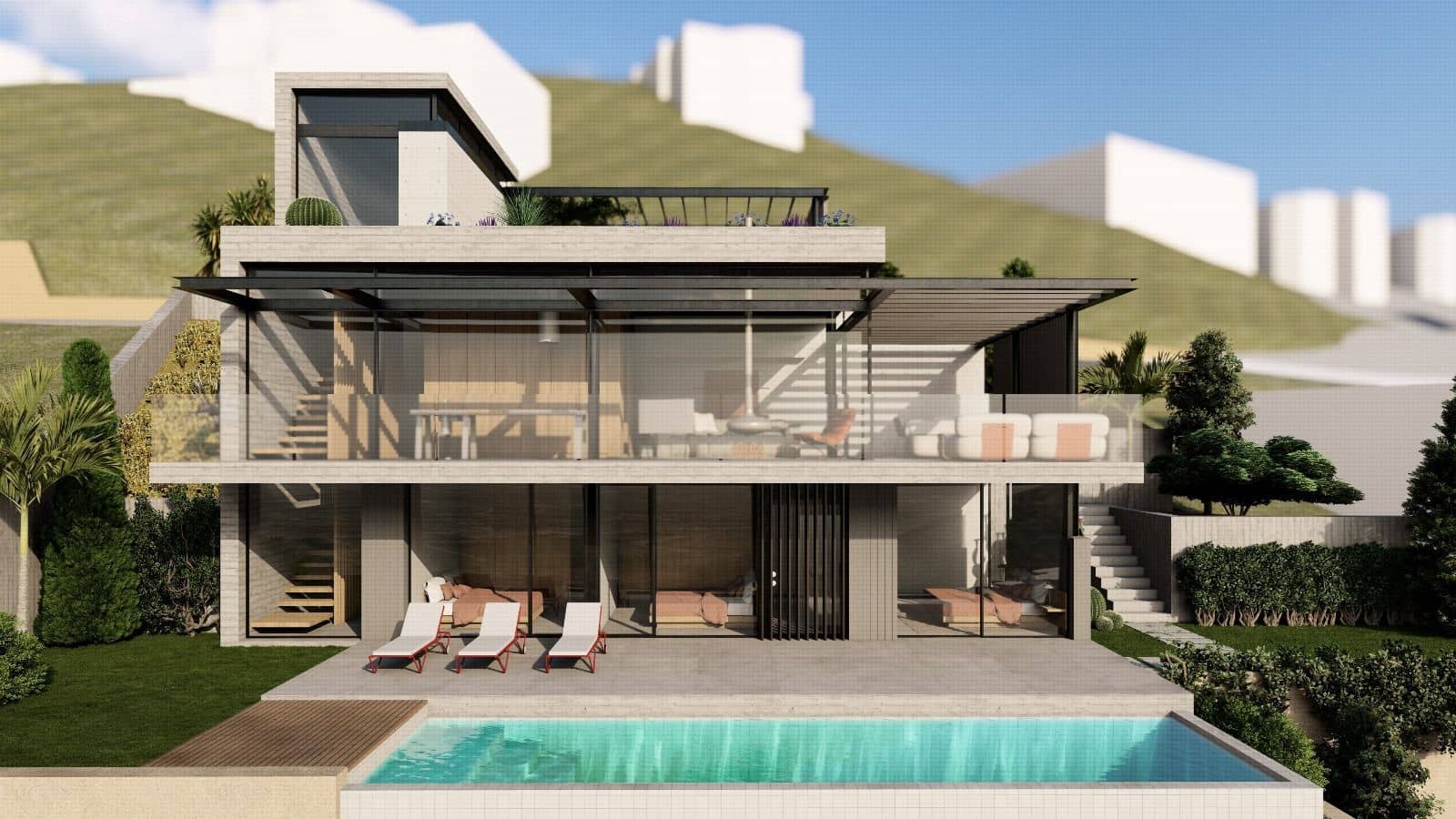 3 bedroom Villa for sale in Pedreguer with pool garage - € 1,200,000 (Ref: 9807172)