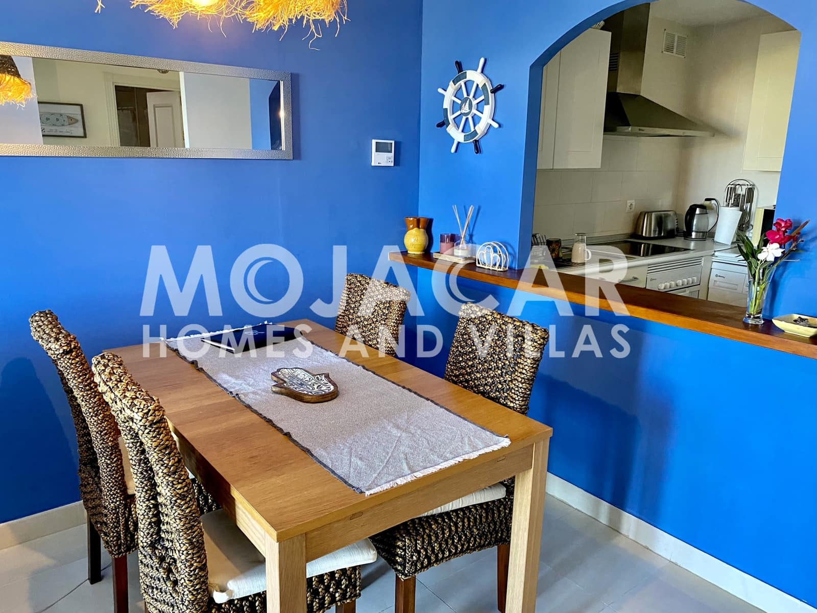 Appartement de 2 chambres de location de vacances à Mojacar avec piscine garage - 480 € (Ref: 9383190)
