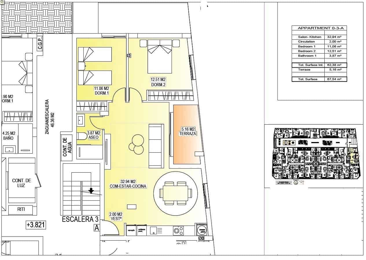 2 slaapkamer Appartement te koop in San Miguel de Salinas met zwembad - € 130.000 (Ref: 9603545)