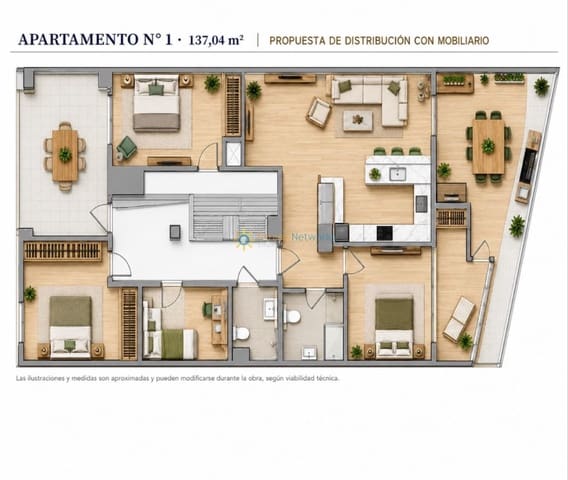 3 bedroom Apartment for sale in Palma de Gandía with garage - € 147,000 (Ref: 10061031)