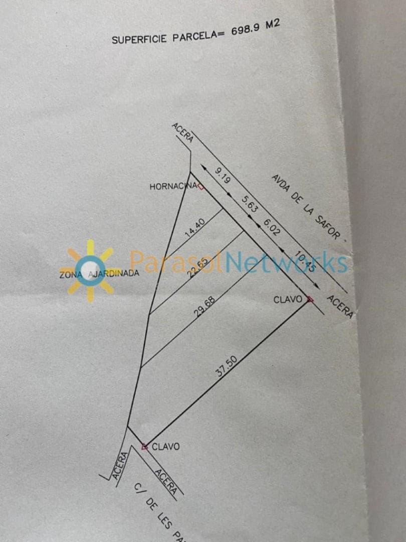 Ubebygd land til salgs i Guardamar de la Safor - € 210 000 (Ref: 9418793)