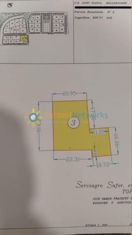 Solar/Parcela en Bellreguard en venta - 350.000 € (Ref: 9736181)