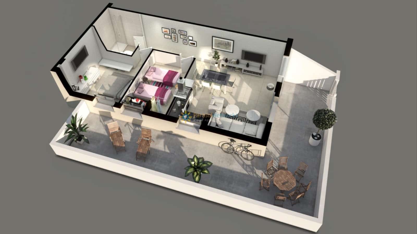 2 Zimmer Apartment zu verkaufen in Bellreguard - 175.000 € (Ref: 9937289)