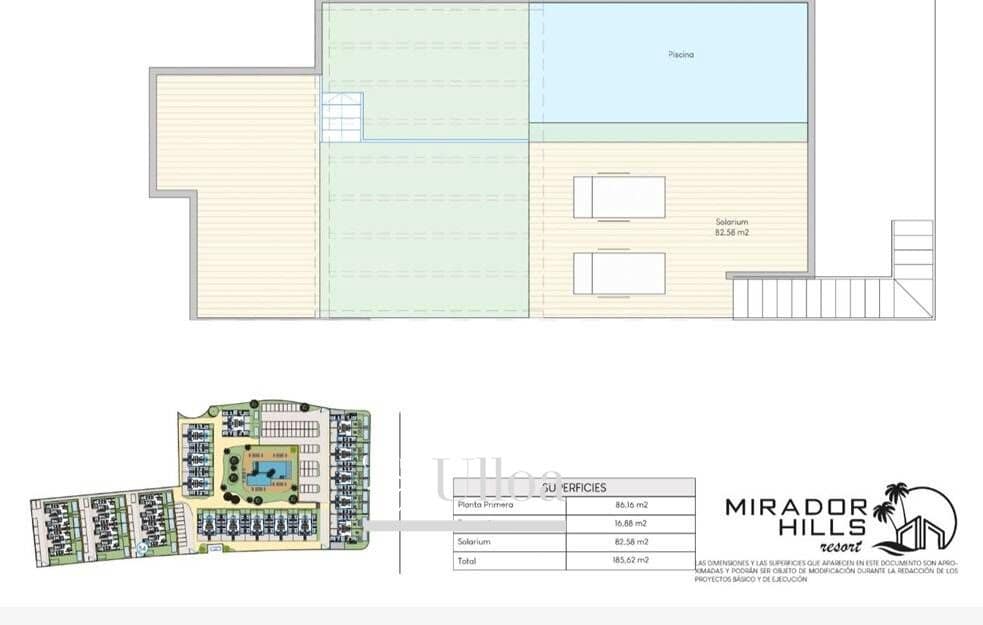 3 quarto Bungalow para venda em Finestrat com piscina - 379 900 € (Ref: 8238996)