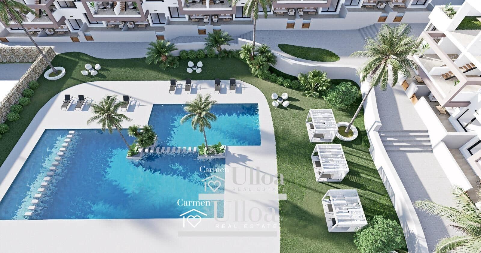 3 quarto Bungalow para venda em Finestrat com piscina - 379 900 € (Ref: 8238996)