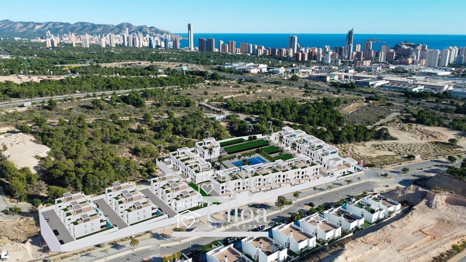 3 quarto Bungalow para venda em Finestrat com piscina - 379 900 € (Ref: 8238996)