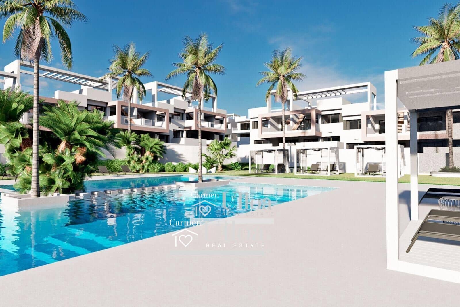 Bungalow de 3 habitaciones en Finestrat en venta con piscina - 379.900 € (Ref: 8238996)