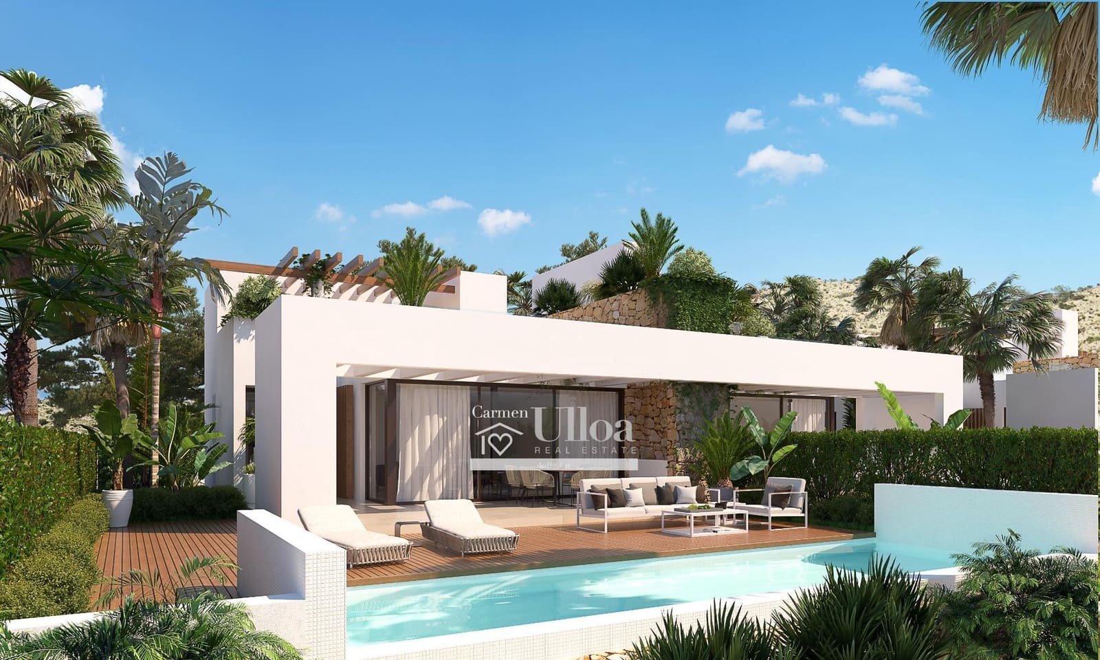 2 quarto Moradia em Banda para venda em Monforte del Cid com piscina - 495 000 € (Ref: 8354073)