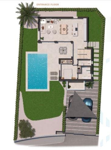 3 sypialnia Willa na sprzedaż w Alfaz del Pi / L'Alfas del Pi z basenem - 760 000 € (Ref: 8534090)