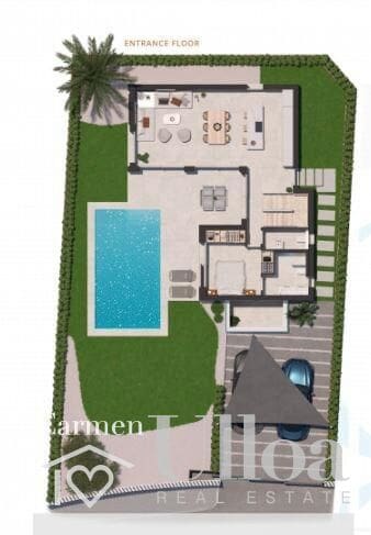 3 bedroom Villa for sale in Alfaz del Pi / L'Alfas del Pi with pool - € 790,000 (Ref: 8534091)