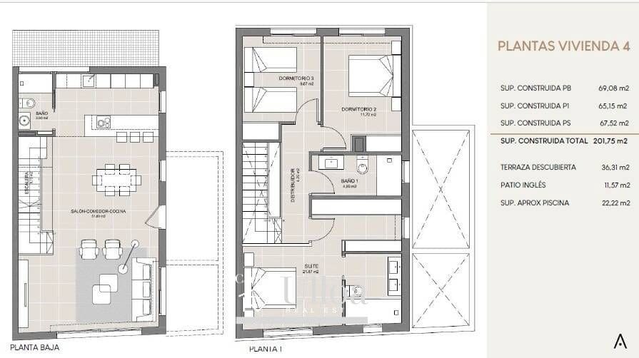 3 soveværelse Villa til salg i San Juan de Alicante / Sant Joan d'Alacant med swimmingpool - € 729.000 (Ref: 8851700)
