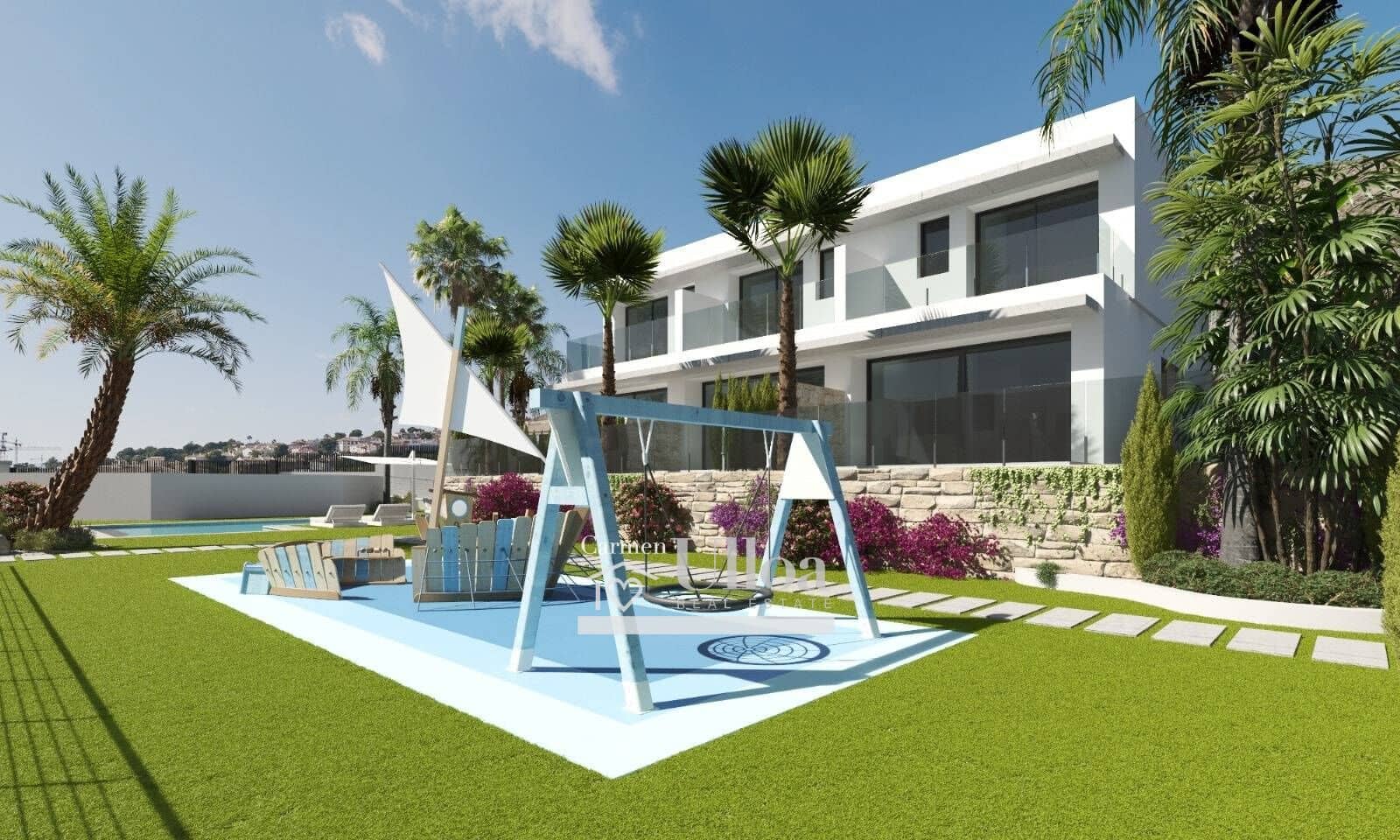 3 sypialnia Dom szeregowy na sprzedaż w Finestrat z garażem - 595 000 € (Ref: 8894917)