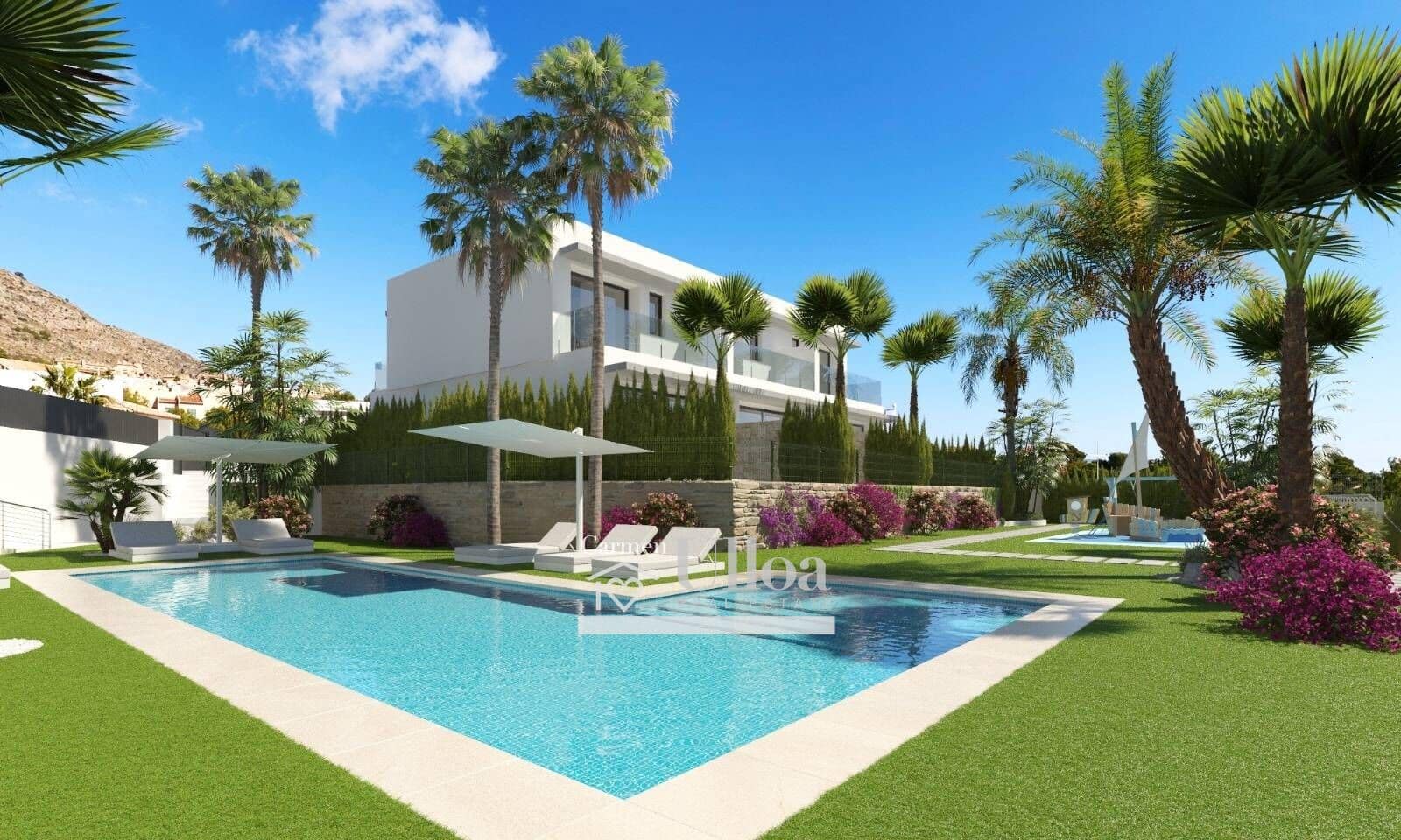 3 Zimmer Reihenhaus zu verkaufen in Finestrat mit Garage - 495.000 € (Ref: 8894918)