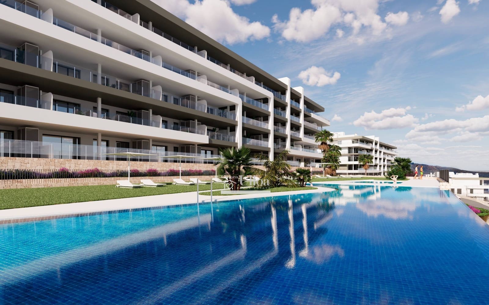 2 soveværelse Penthouse til salg i Muchamiel / Mutxamel med swimmingpool garage - € 399.000 (Ref: 9001287)