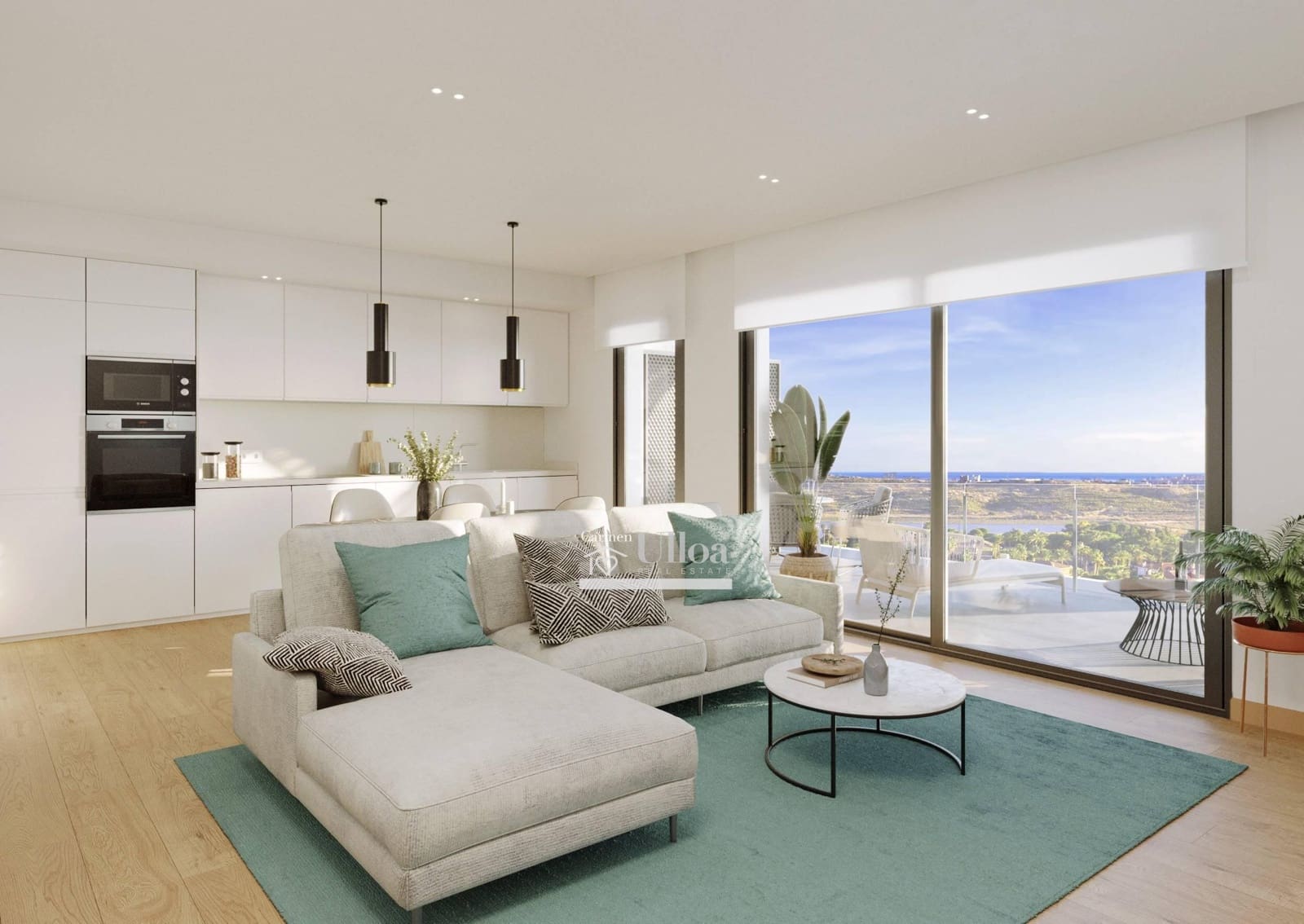 2 soverom Penthouse til salgs i Muchamiel / Mutxamel med svømmebasseng garasje - € 399 000 (Ref: 9001287)