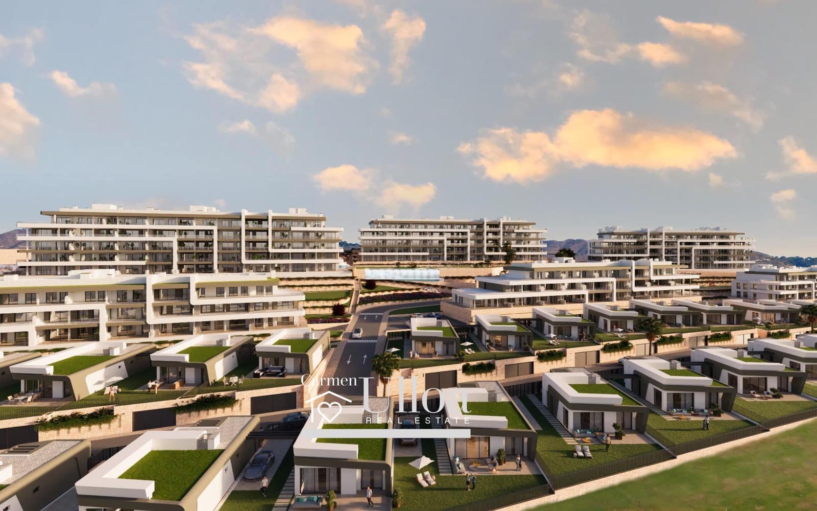 2 bedroom Penthouse for sale in Muchamiel / Mutxamel with pool garage - € 399,000 (Ref: 9001287)