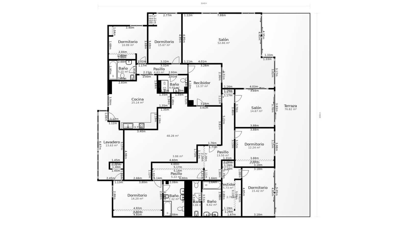 5 slaapkamer Flat te koop in Alicante stad met garage - € 1.975.000 (Ref: 9208487)