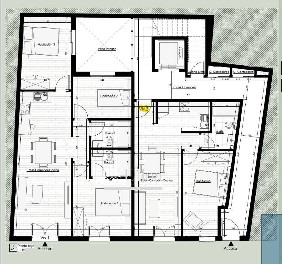 Apartamento Playa de 1 habitación en La Villajoyosa / Vila Joiosa en venta - 178.423 € (Ref: 9680007)