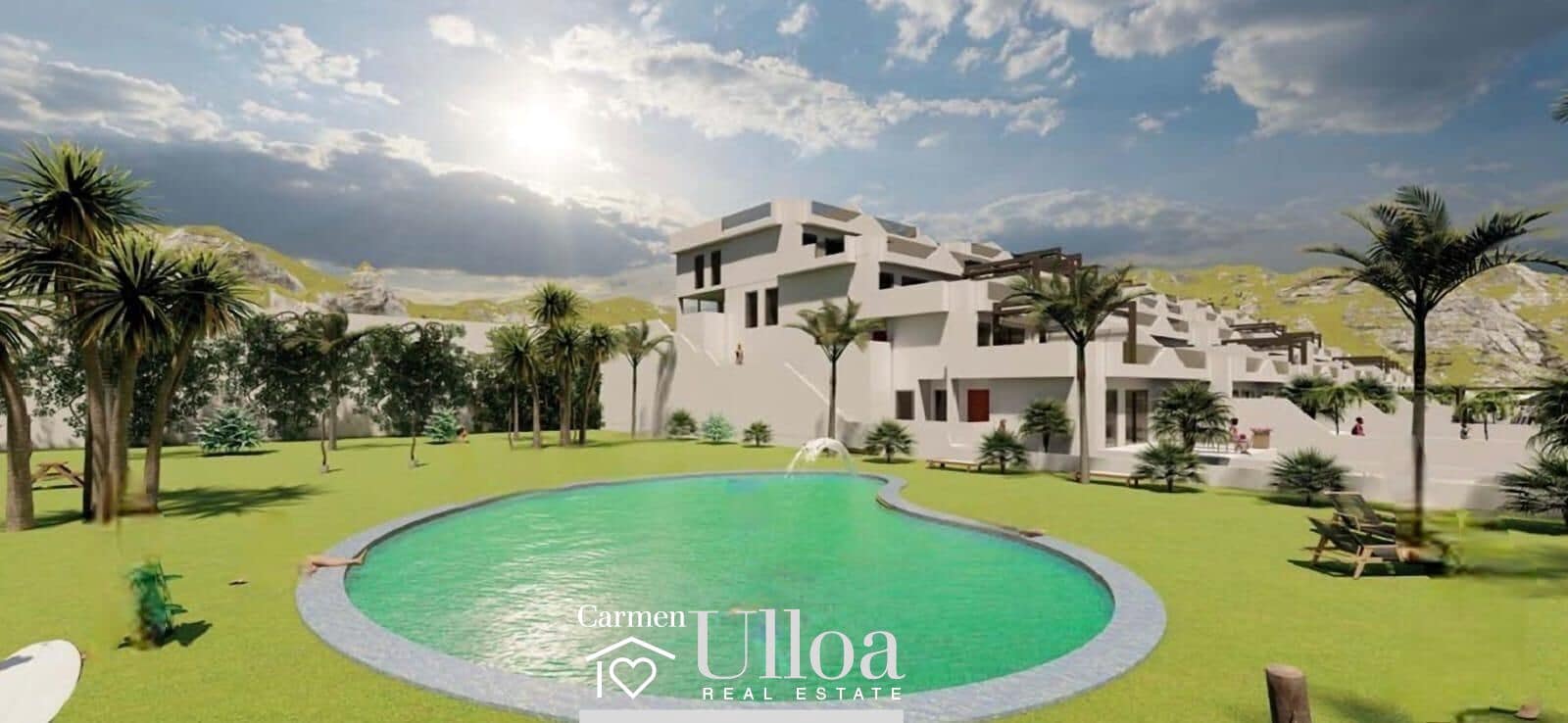 2 bedroom Apartment for sale in Muchamiel / Mutxamel with pool - € 204,000 (Ref: 9748184)