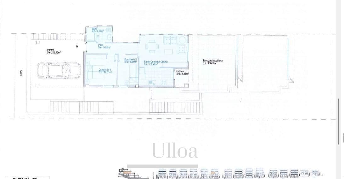 2 makuuhuone Kattohuoneisto myytävänä paikassa Muchamiel / Mutxamel mukana uima-altaan - 264 000 € (Ref: 9752275)