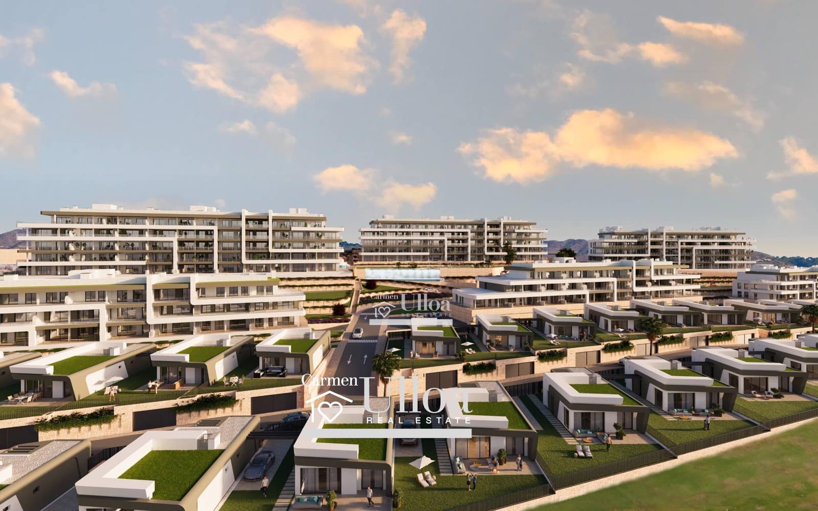 3 soveværelse Penthouse til salg i Muchamiel / Mutxamel med swimmingpool garage - € 469.000 (Ref: 9786995)