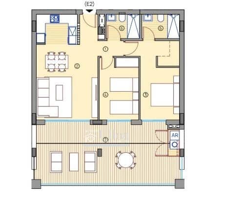2 soveværelse Lejlighed til salg i Muchamiel / Mutxamel med swimmingpool garage - € 308.000 (Ref: 9791261)