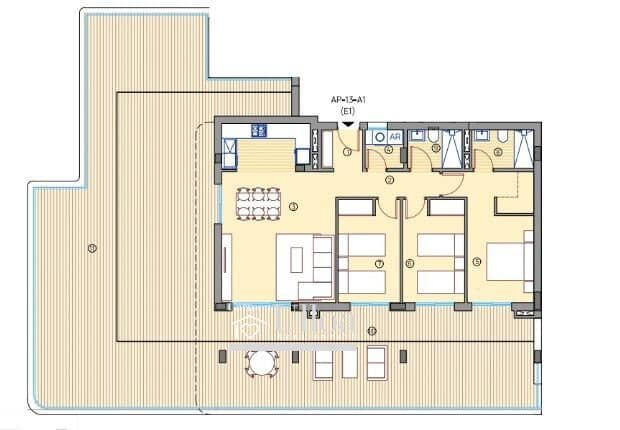 Apartamento de 3 habitaciones en Muchamiel / Mutxamel en venta con piscina garaje - 460.000 € (Ref: 9806655)