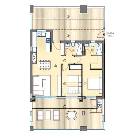2 sovrum Takvåning till salu i Muchamiel / Mutxamel med pool garage - 437 000 € (Ref: 9806657)