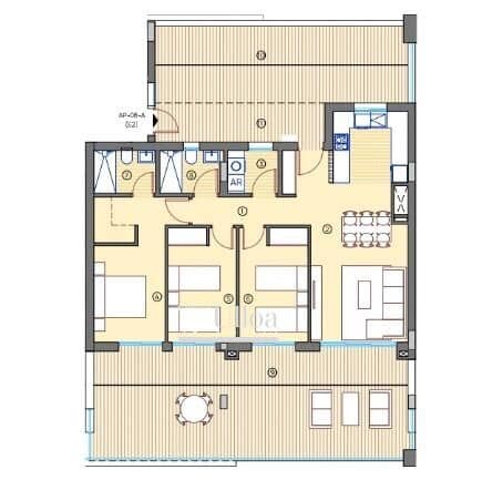 3 makuuhuone Kattohuoneisto myytävänä paikassa Muchamiel / Mutxamel mukana uima-altaan 
autotalli - 469 000 € (Ref: 9806658)