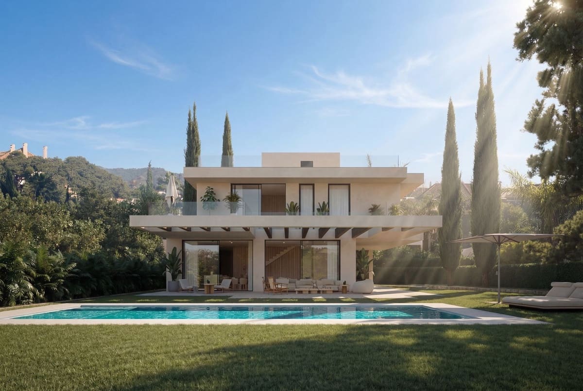 Chalet de 4 habitaciones en Elviria en venta con piscina garaje - 2.999.000 € (Ref: 9699190)