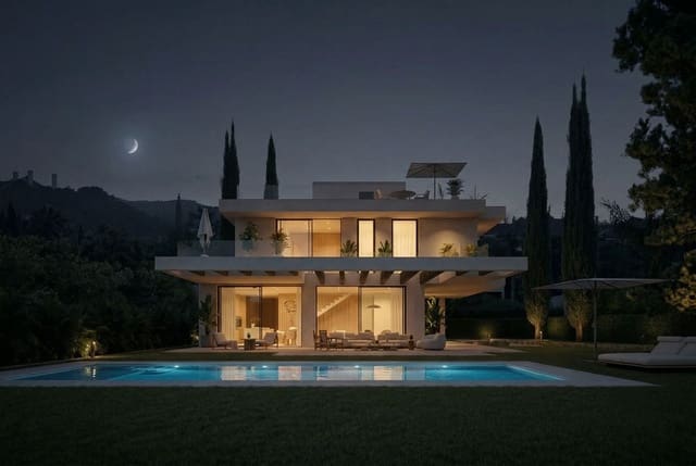 4 sypialnia Willa na sprzedaż w Elviria, Marbella z basenem garażem - 2 999 000 € (Ref: 9699190)