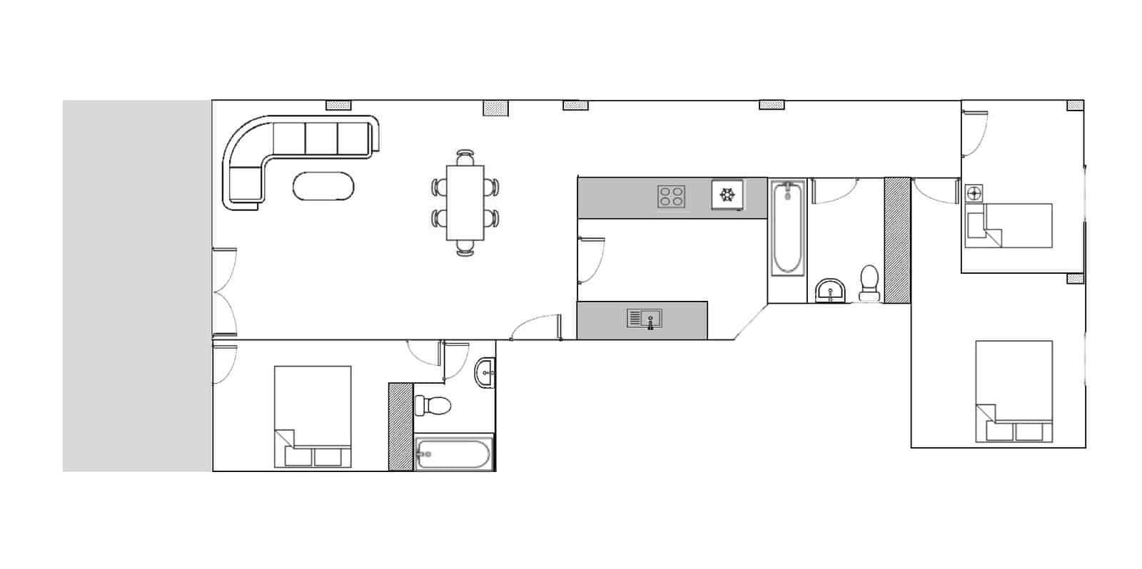 3 slaapkamer Appartement te koop in Jalon / Xalo met garage - € 225.000 (Ref: 9146638)