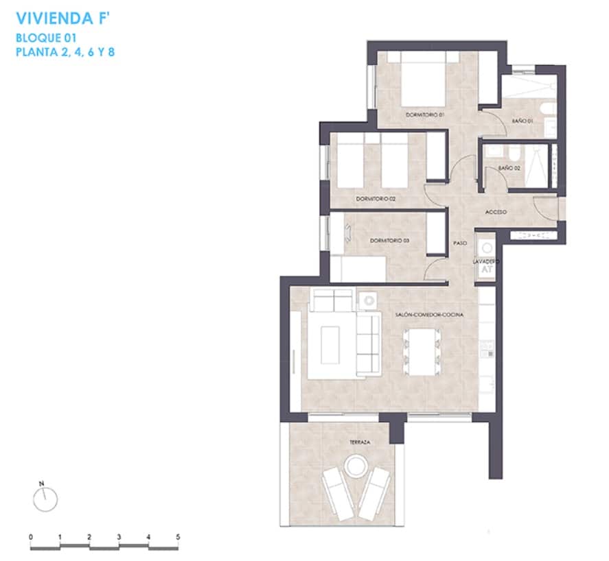 3 slaapkamer Appartement te koop in Calpe / Calp met zwembad garage - € 413.500 (Ref: 9201824)