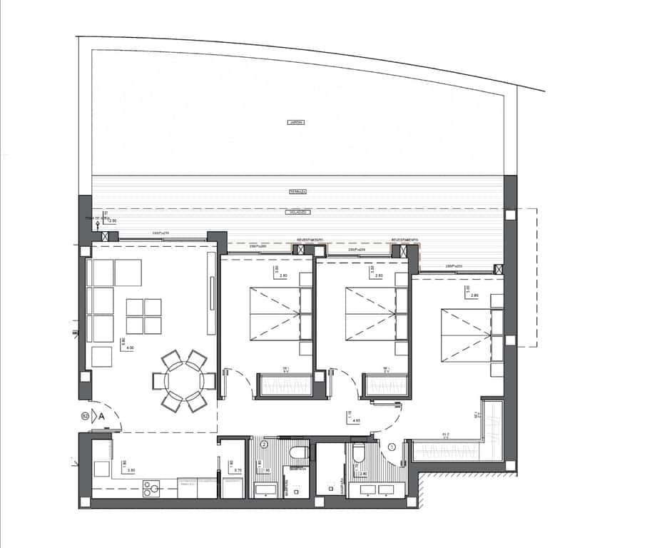 3 soveværelse Lejlighed til salg i Benitachell / Benitatxell - € 599.000 (Ref: 9816891)