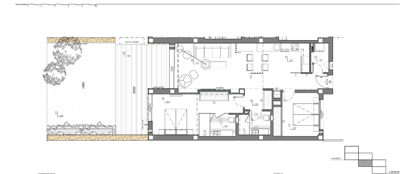 2 chambre Appartement à vendre à Benitachell / Benitatxell avec piscine garage - 355 000 € (Ref: 9816913)