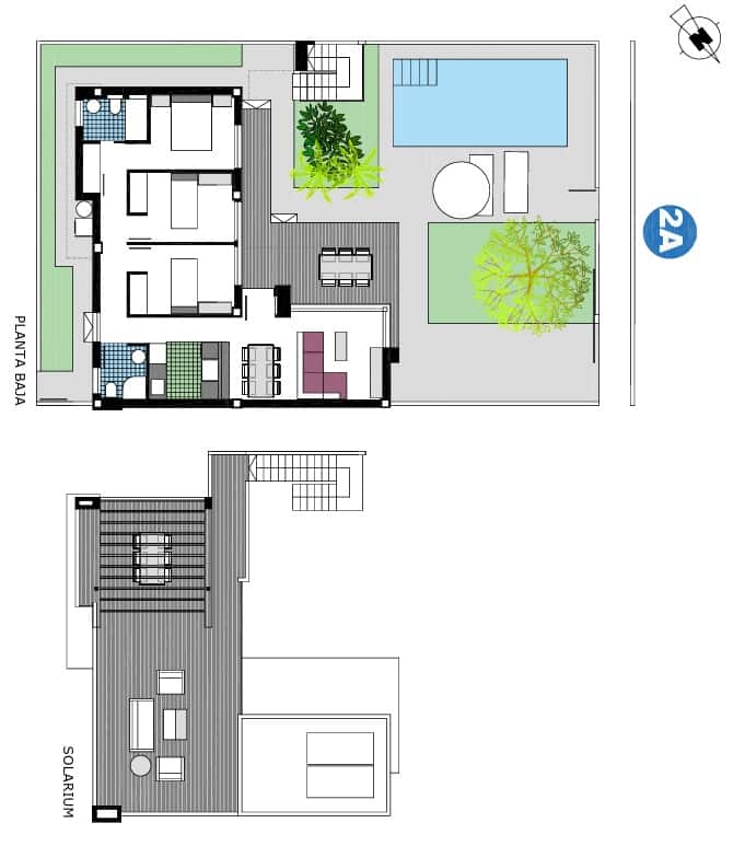 Pareado de 3 habitaciones en Els Poblets en venta con garaje - 415.000 € (Ref: 9820904)