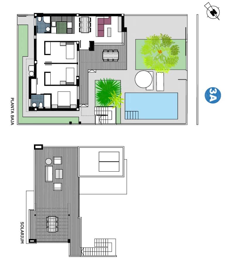 Pareado de 3 habitaciones en Els Poblets en venta con garaje - 415.000 € (Ref: 9820904)
