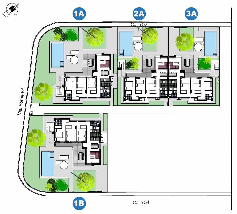 Pareado de 3 habitaciones en Els Poblets en venta con garaje - 415.000 € (Ref: 9820904)