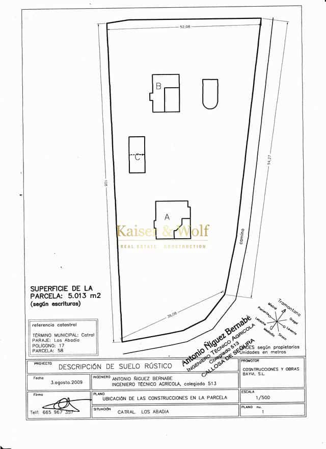 5 chambre Finca/Maison de Campagne à vendre à Callosa de Segura avec piscine garage - 630 000 € (Ref: 10104306)