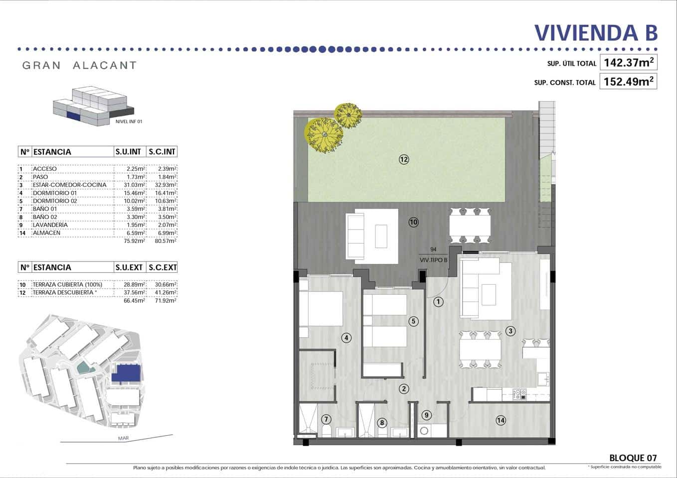 3 soverom Leilighet til salgs i Gran Alacant med svømmebasseng garasje - € 405 000 (Ref: 6819745)