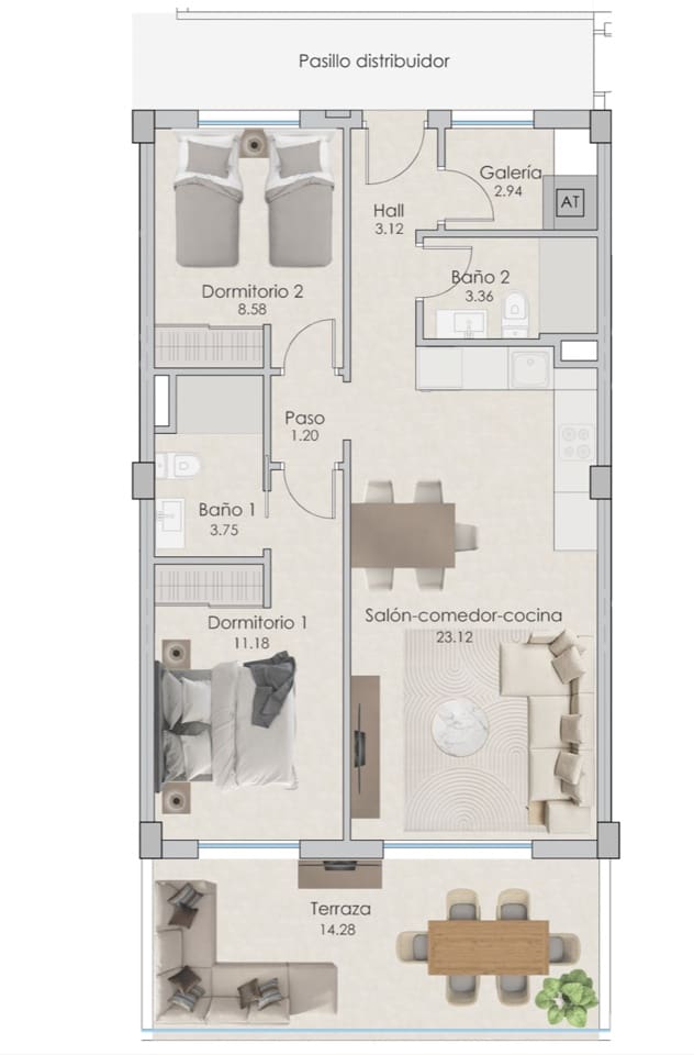 3 soveværelse Lejlighed til salg i Santa Pola med swimmingpool garage - € 375.000 (Ref: 7623491)