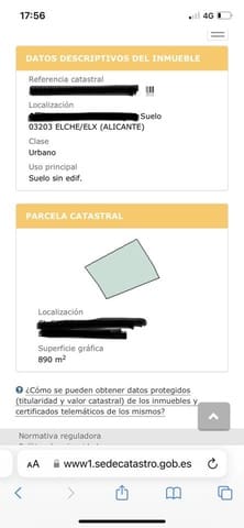 Undeveloped Land for sale in Ciutat Jardí - Torreta Verdí, Elche / Elx - € 415,000 (Ref: 7793787)